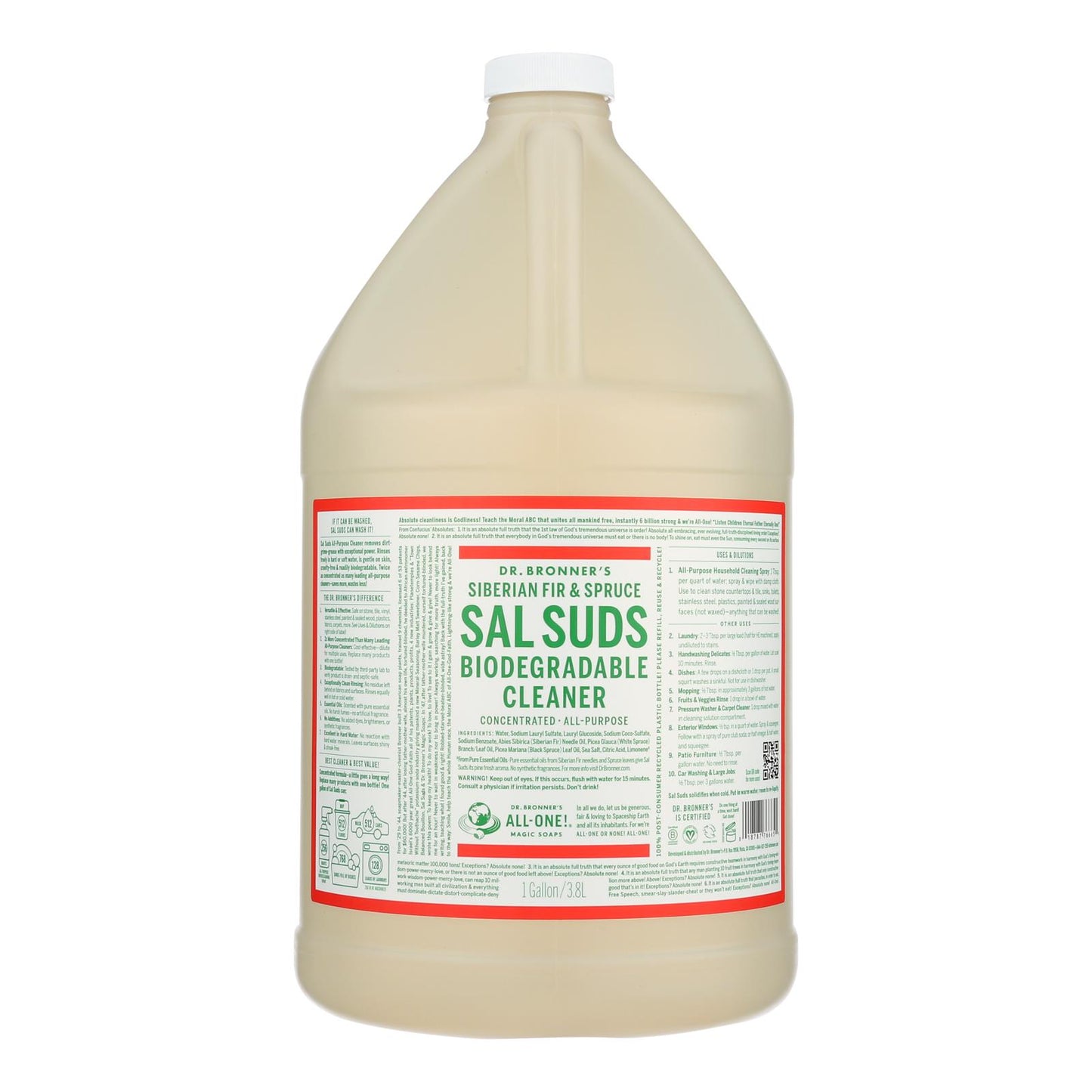Dr. Bronner's - Sal Suds Liquid Cleans - 1 Each-GAL