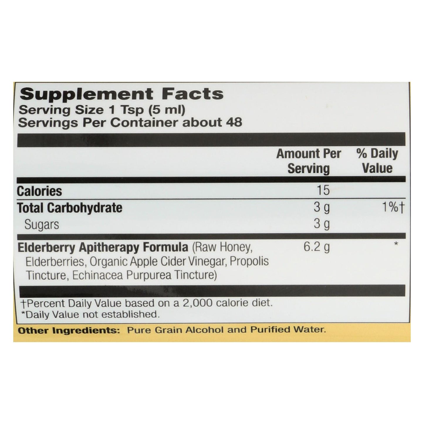 Honey Gardens Apiaries Organic Honey Elderberry Extract with Propolis - 8 fl oz