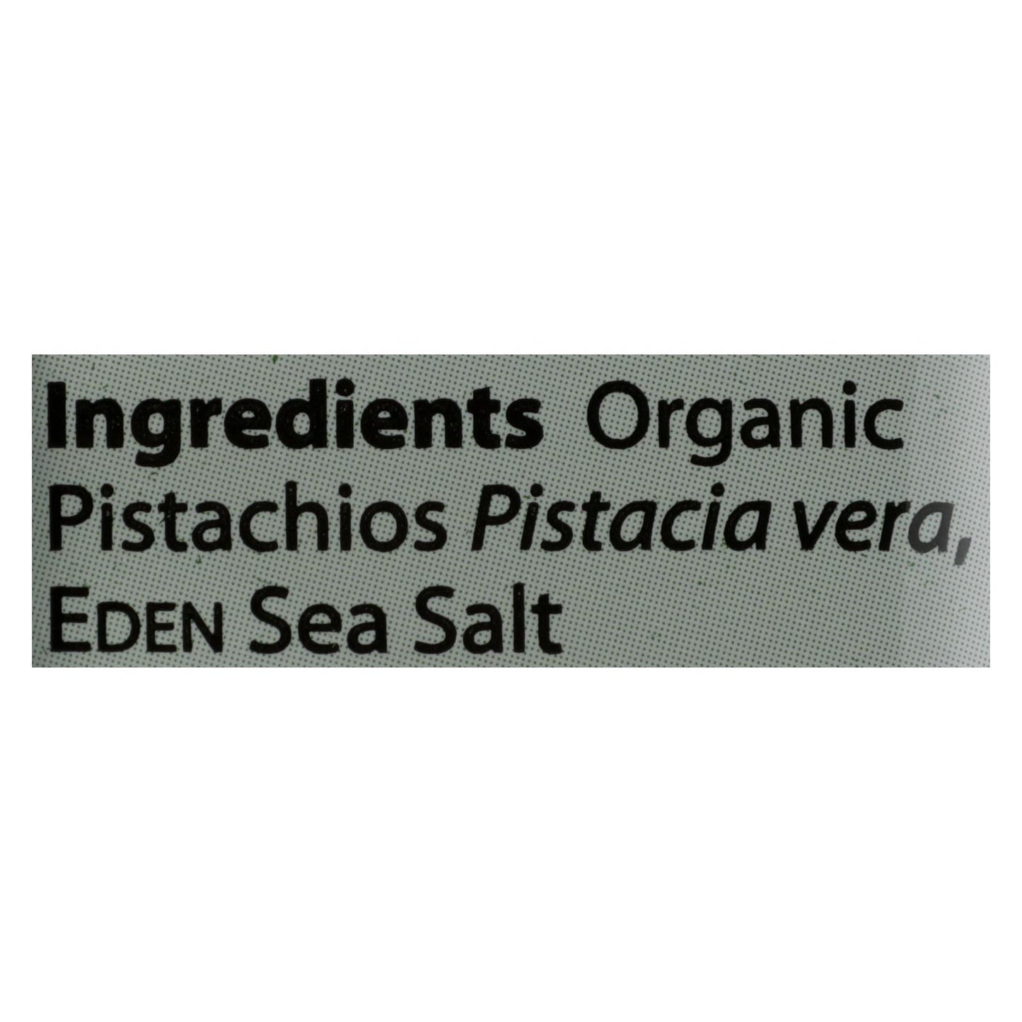 Eden Foods Organic Pocket Snacks - Pistachios - Shelled and Dry Roasted - 1 oz - Case of 12