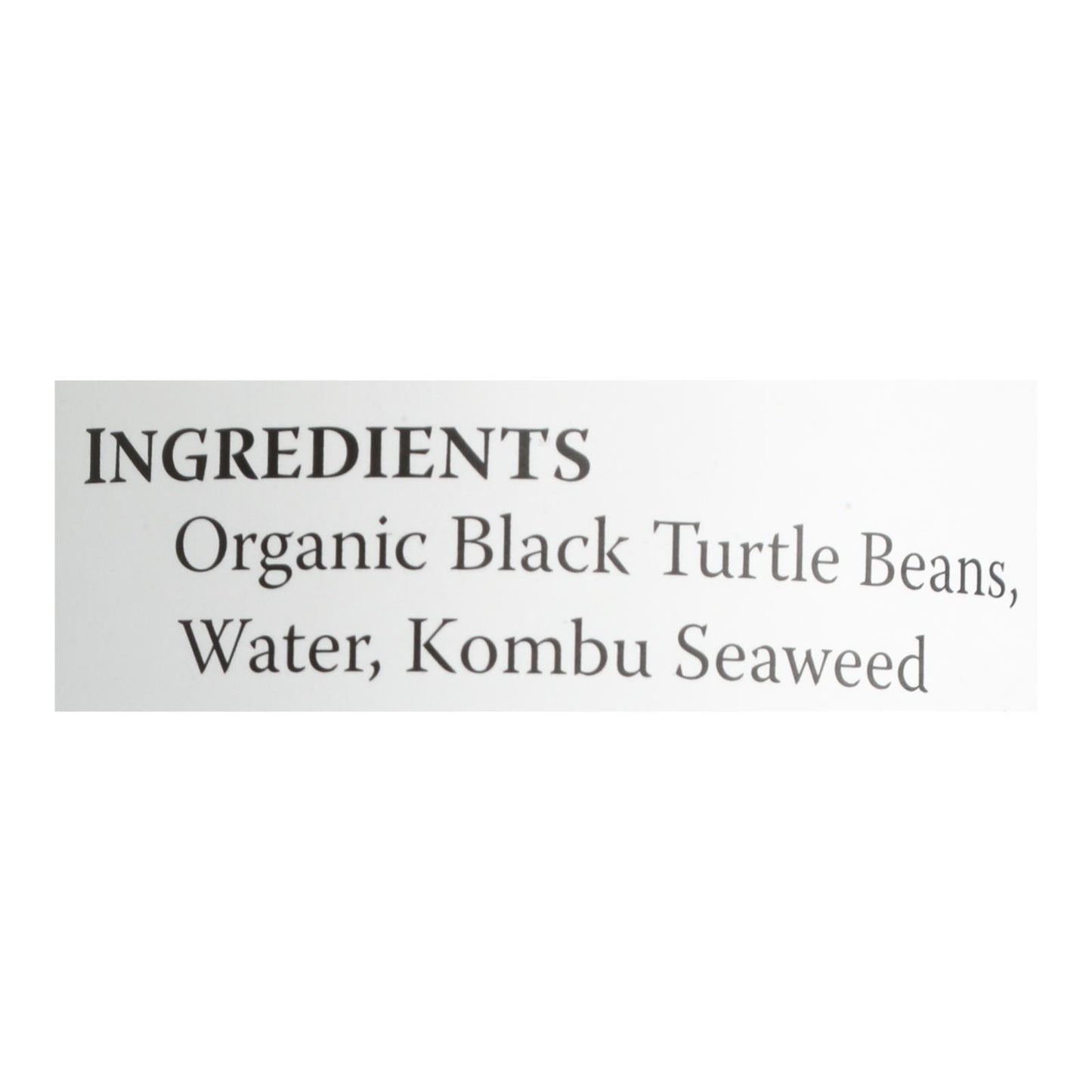 Eden Foods Organic Black Beans - Case of 12 - 15 oz.