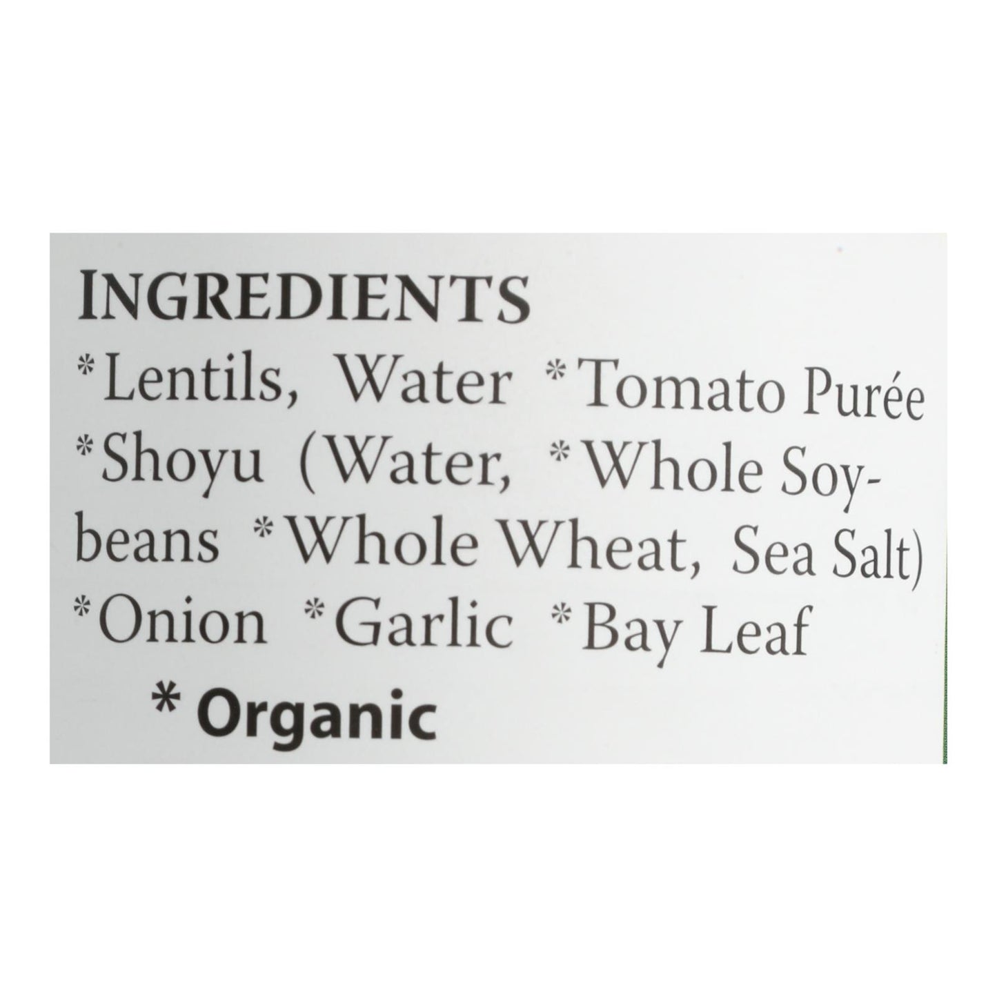 Eden Foods Organic Lentils with Onion and Bay Leaf - Case of 12 - 15 oz.
