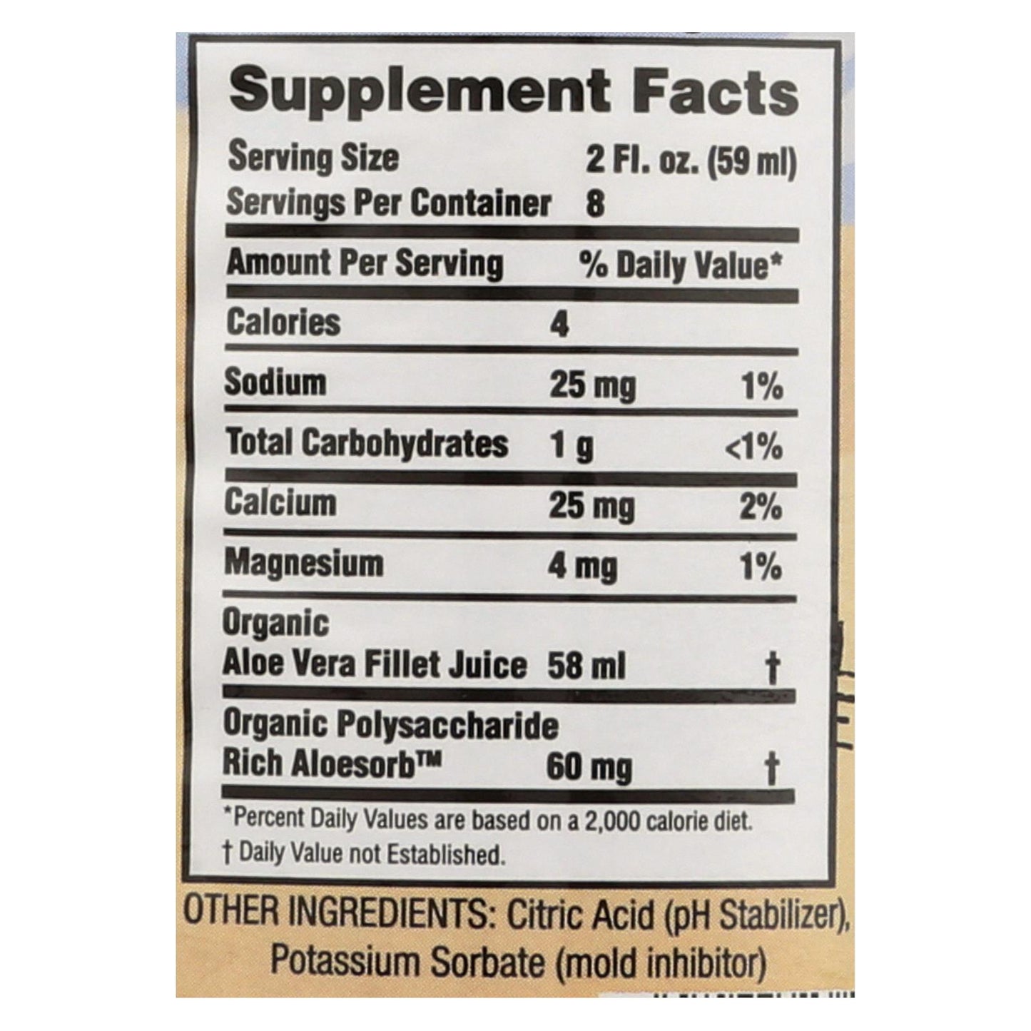 Lily of the Desert - Aloe Vera Juice - Inner Fillet - Case of 12 - 16 fl oz.