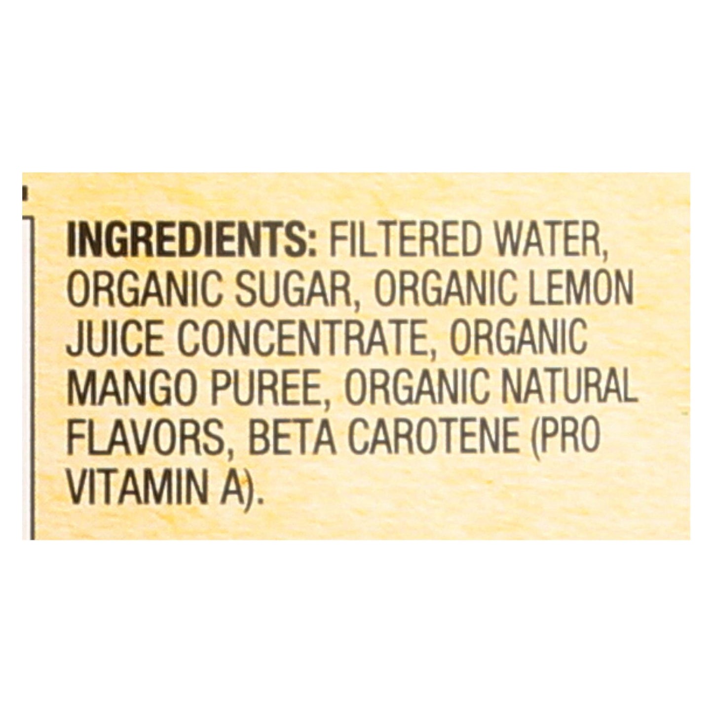 Santa Cruz Organic Juice - Mango Lemonade - Case of 12 - 32 Fl oz.
