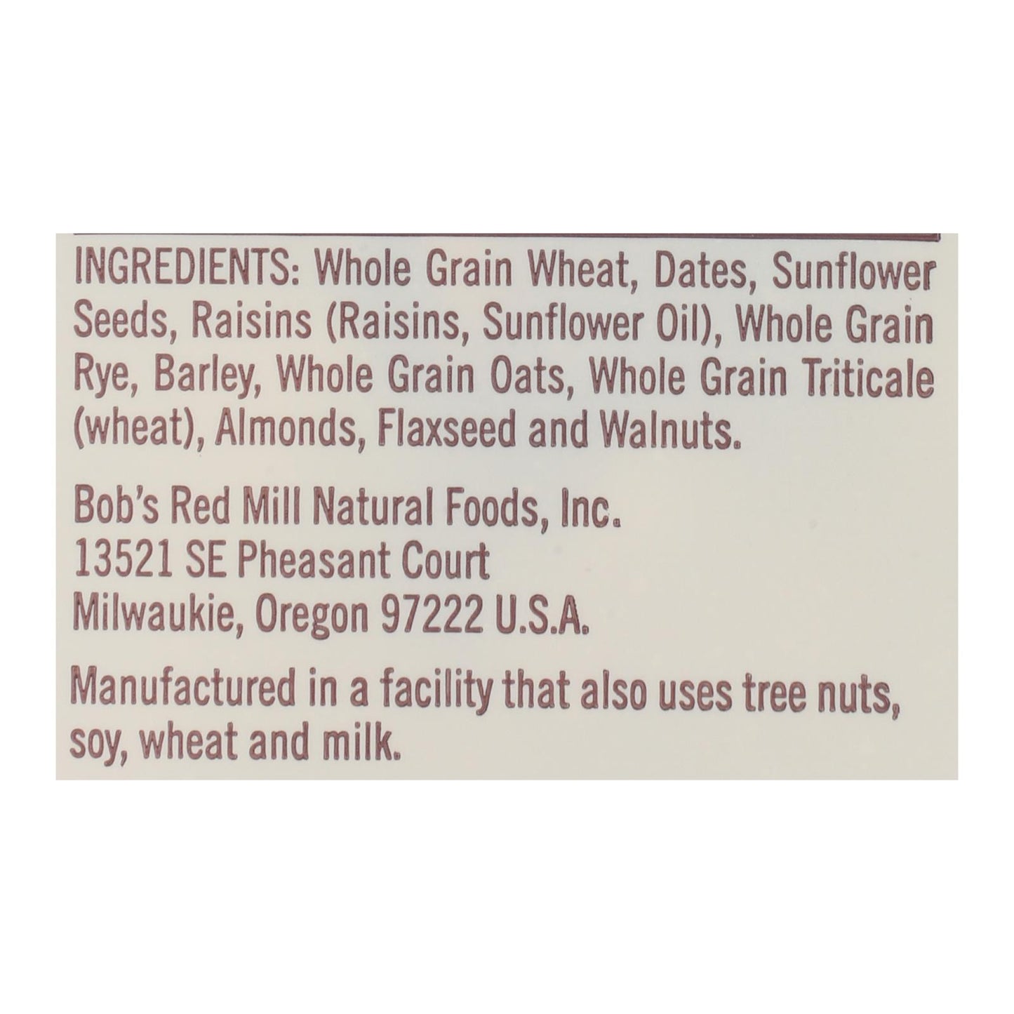 Bob's Red Mill - Old Country Style Muesli Cereal - 18 oz - Case of 4