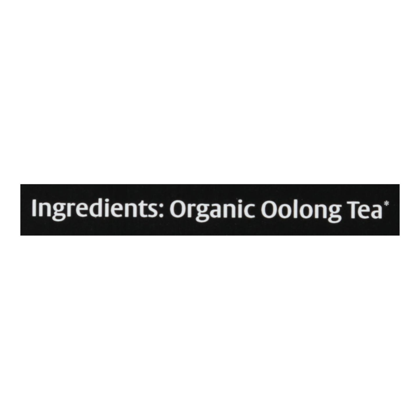 Choice Organic Teas Oolong Tea - 16 Tea Bags - Case of 6