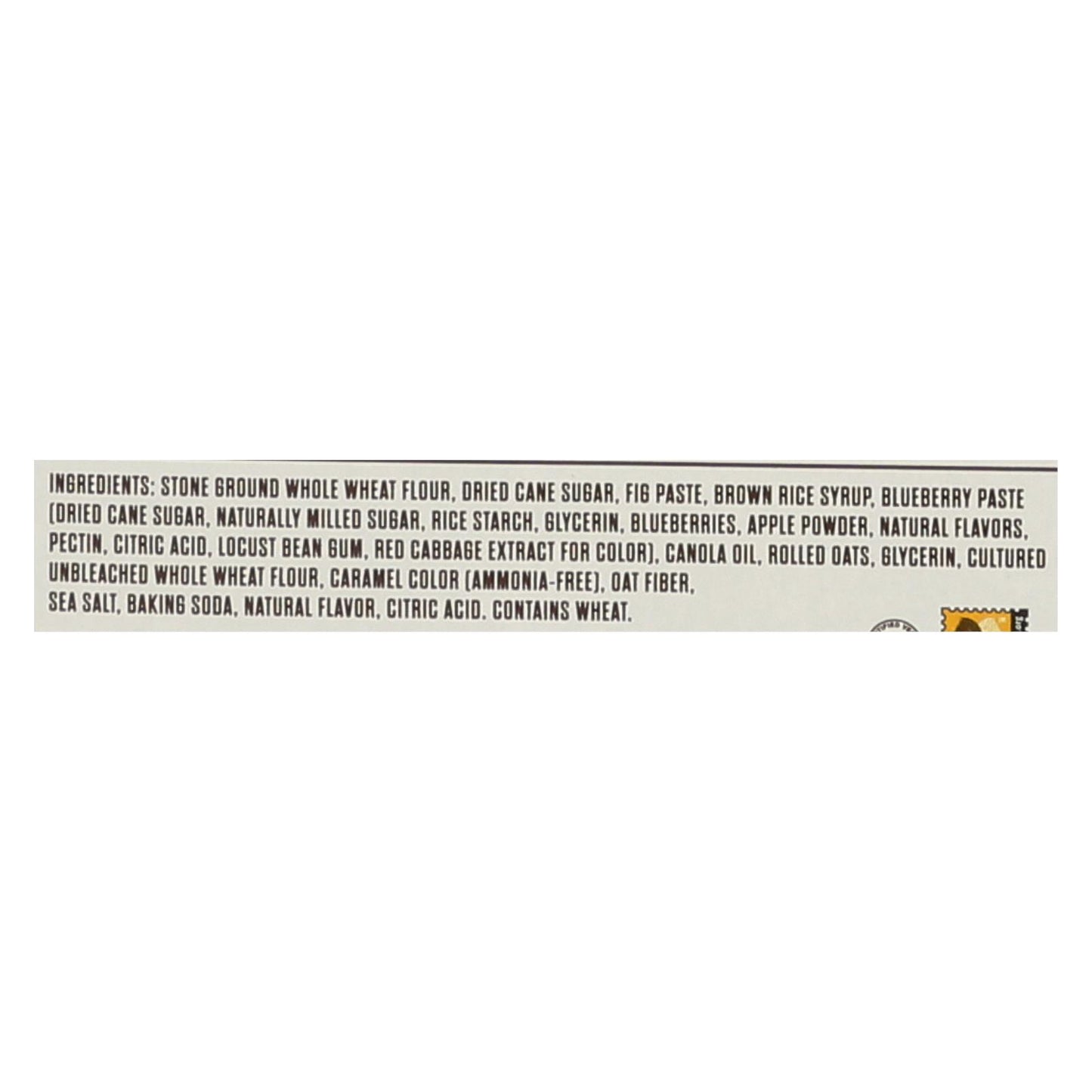 Nature's Bakery Stone Ground Whole Wheat Fig Bar - Blueberry - Case of 12 - 2 oz.