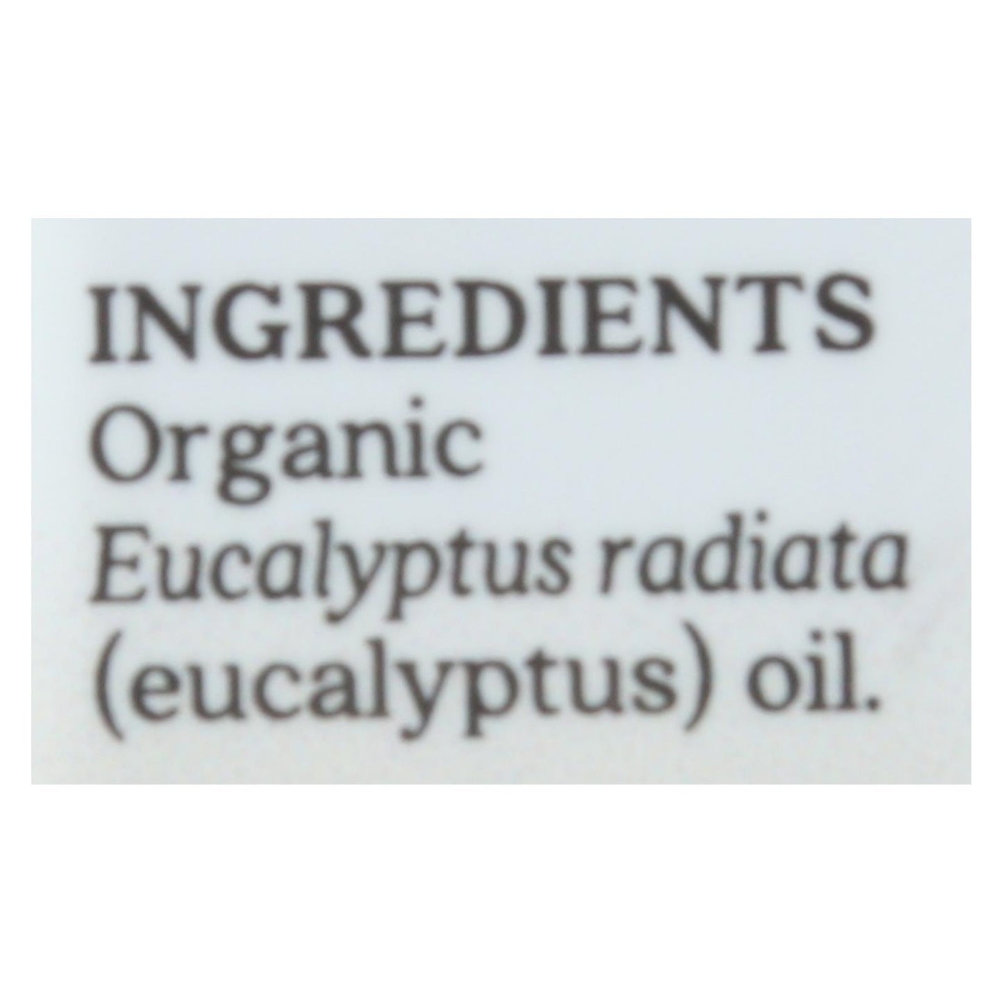 Aura Cacia - Organic Eucalyptus - .25 oz