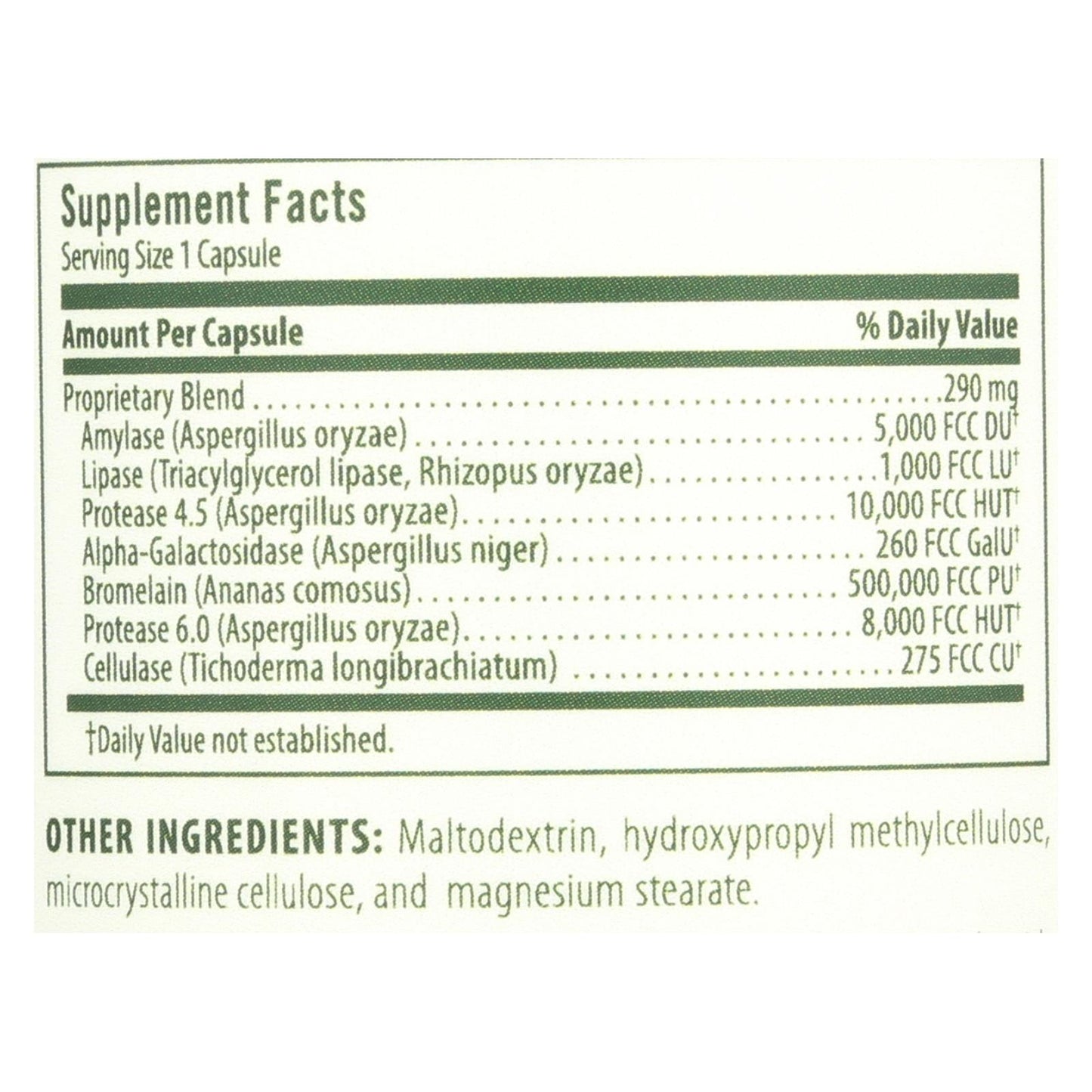 Flora - Enzyme Blend Adult - 1 Each-60 VCAP