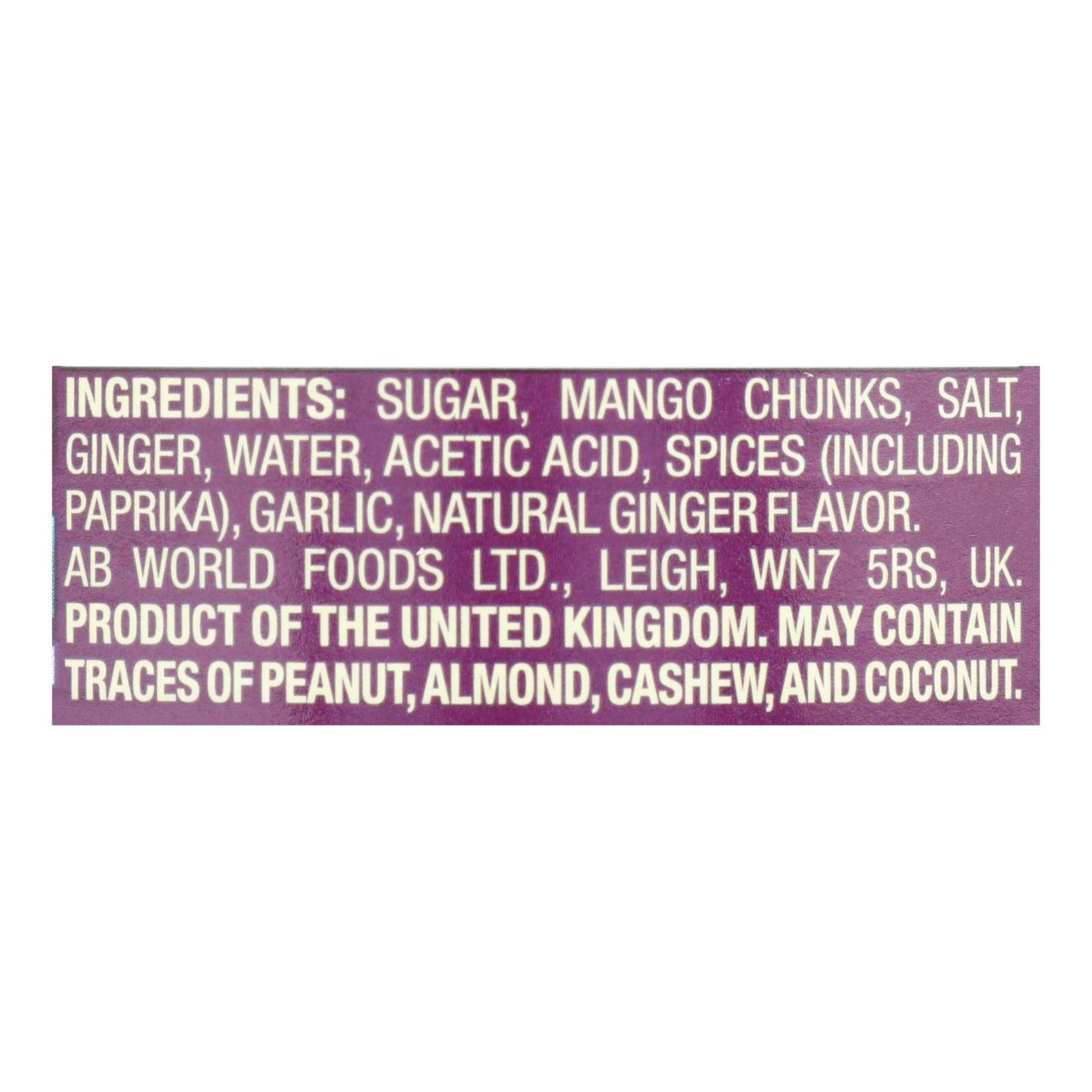 Pataks Chutney - Major Grey - Mild - 12 oz - case of 6