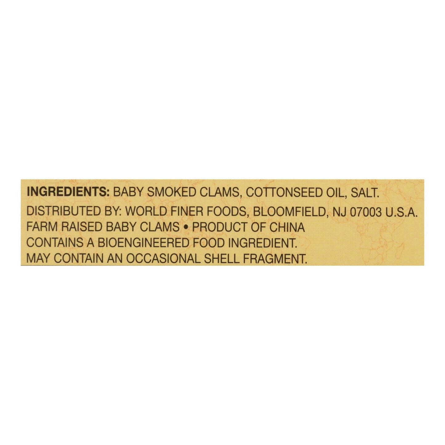 Reese Baby Clams - Smoked - 3.66 oz - Case of 10