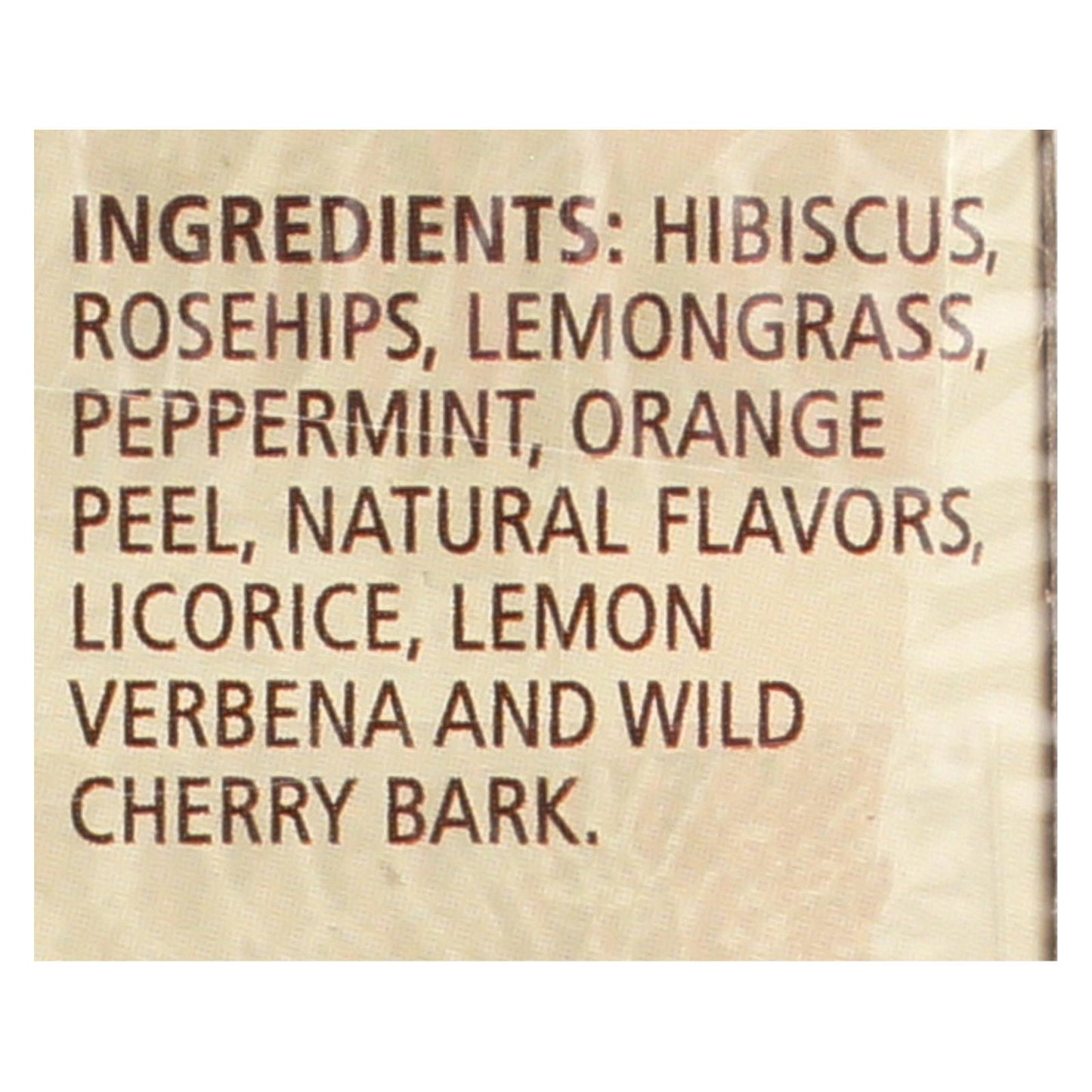 Celestial Seasonings Herbal Tea Caffeine Free Red Zinger - 20 Tea Bags - Case of 6