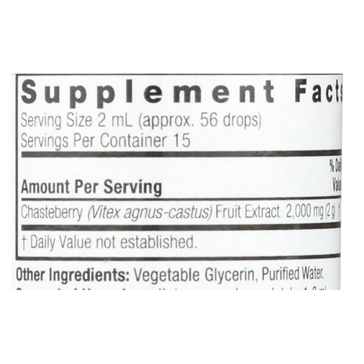 Nature's Answer - Vitex Berry Alcohol Free - 1 fl oz