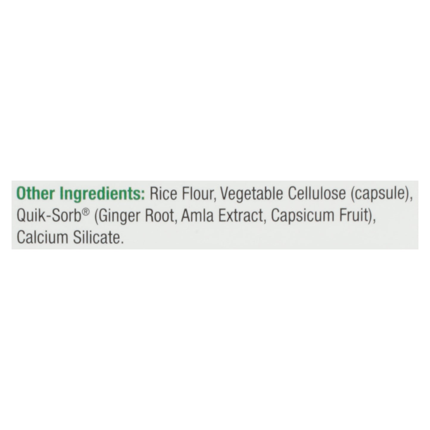 Nature's Answer - Zinc Plus - 1 Each-60 VCAP