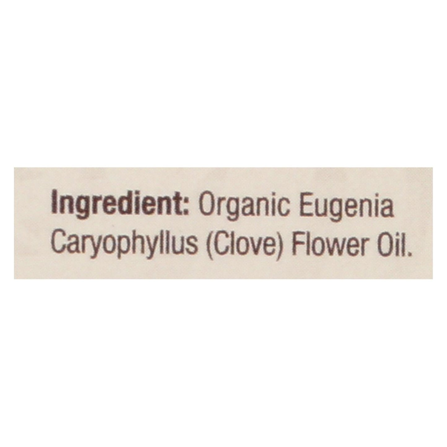 Nature's Answer - Organic Essential Oil - Clove - 0.5 oz.