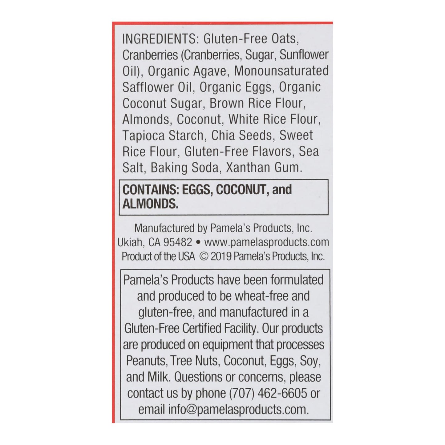 Pamela's Products - Oat Chocolate Chip Whenever Bars - Peanut Butter - Case of 6 - 1.41 oz.