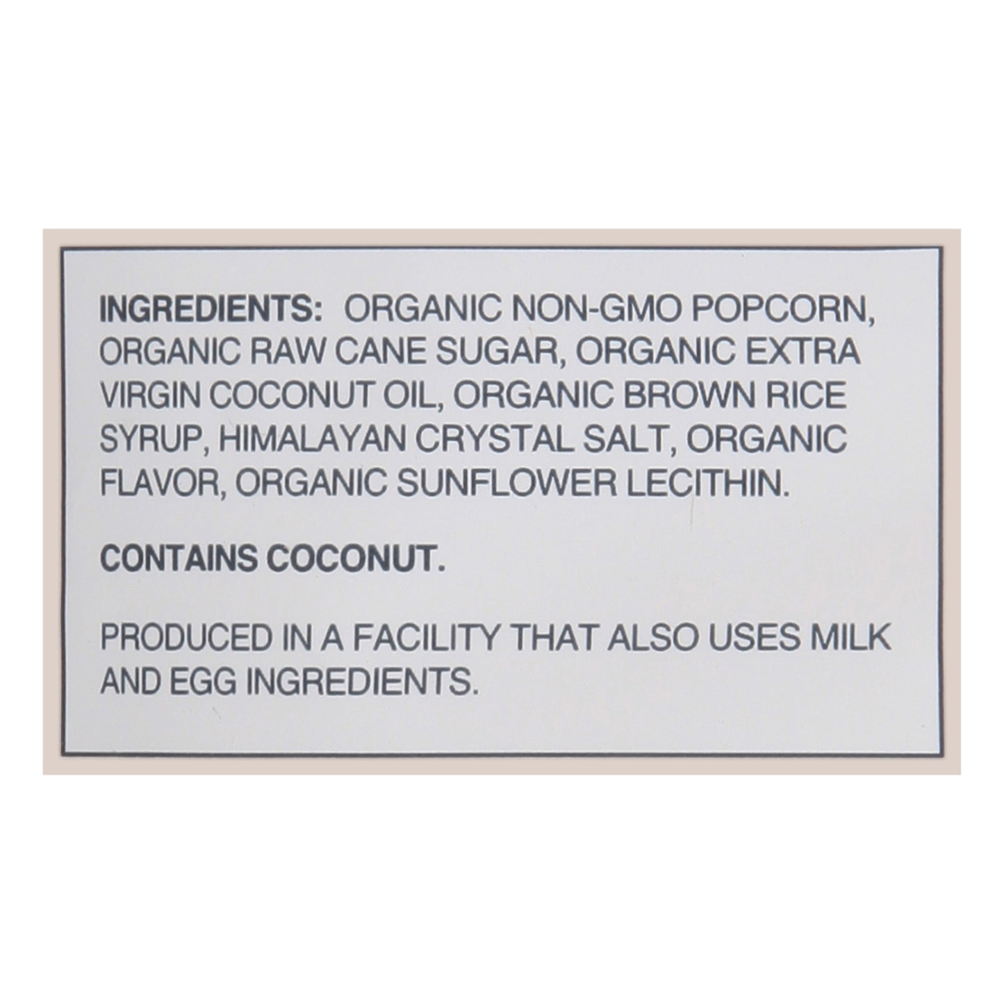 Lesser Evil, Popcorn Himalayan Sweetness Organic, Case Of 12, 6.4 oz