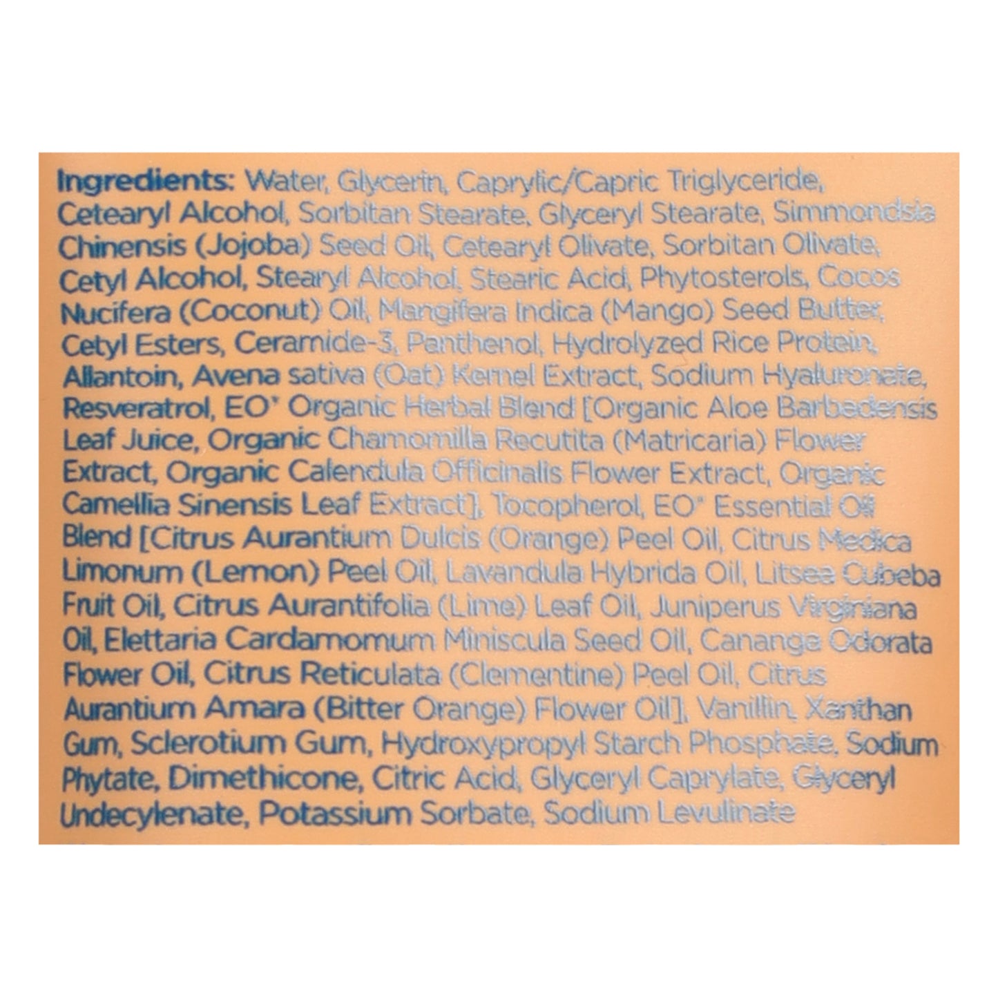 Eo Products - Hnd/crm Orng/blos/van - 1 Each-2.5 FZ