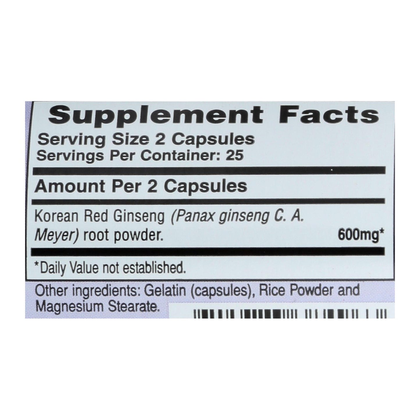 Imperial Elixir Ginseng Korean Red - 50 Caps