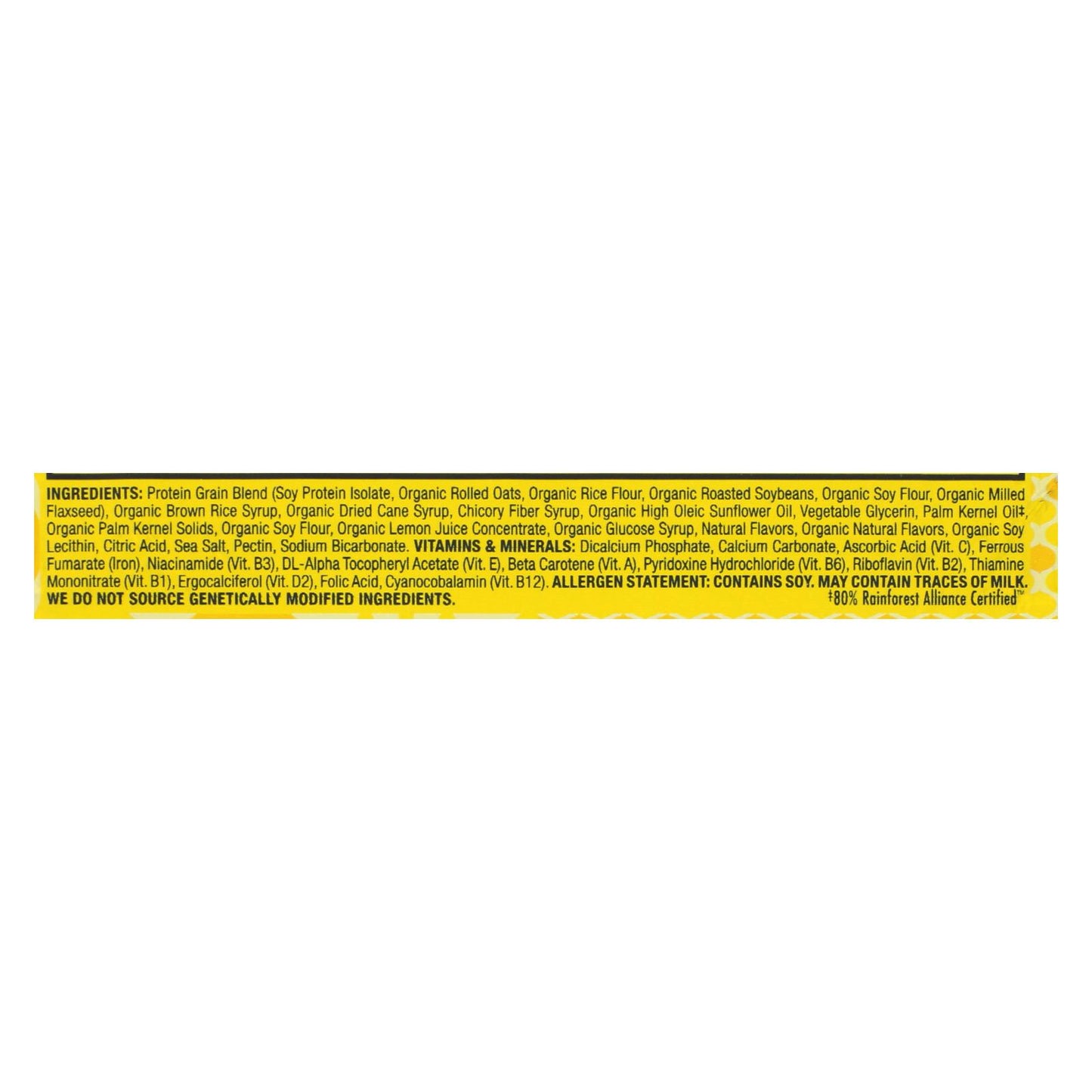 Clif Bar Luna Bar - Organic Lemon Zest - Case of 15 - 1.69 oz