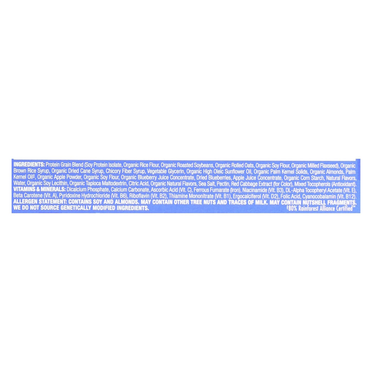 Clif Bar Luna Bar - Organic Blueberry Bliss - Case of 15 - 1.69 oz