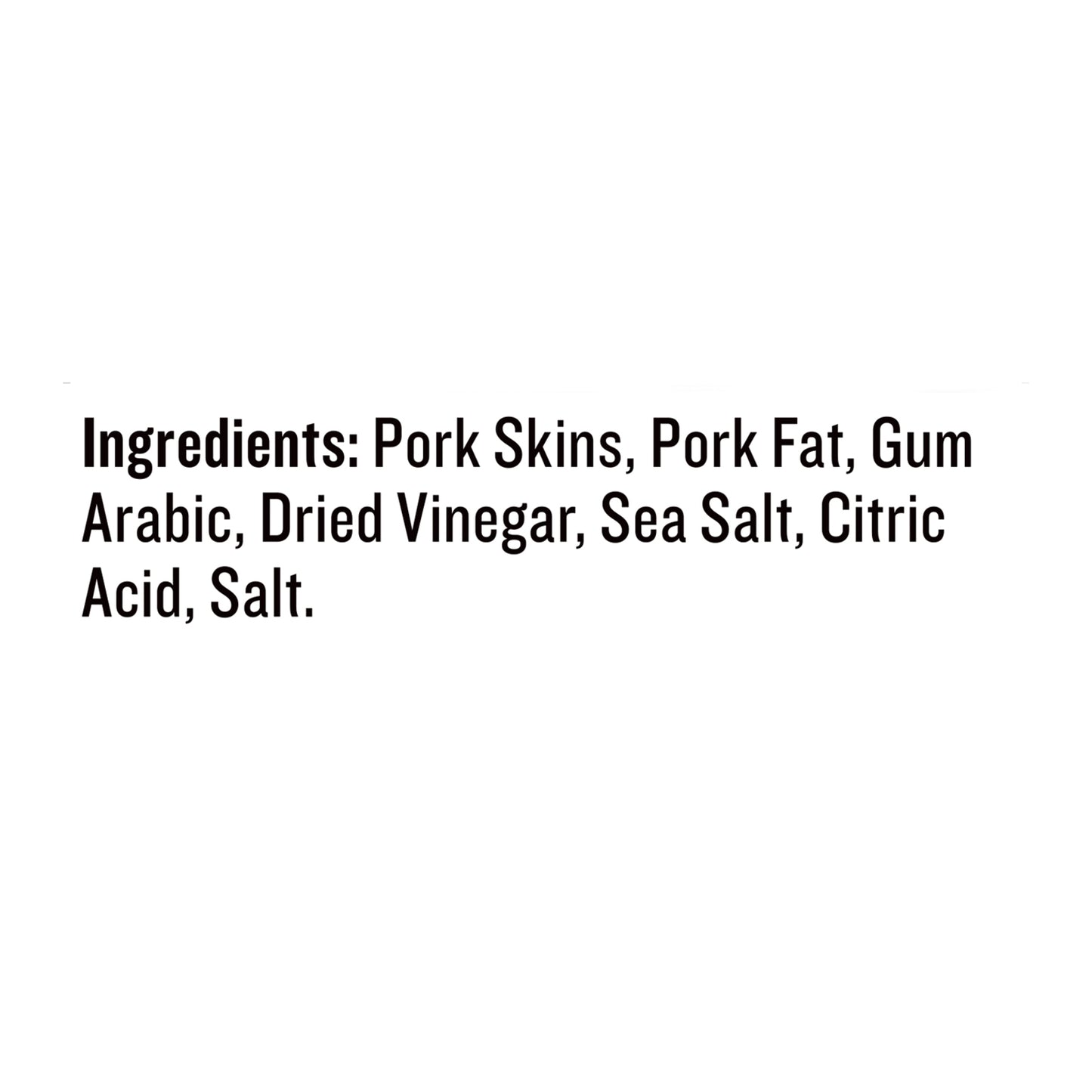 Epic - Pork Rinds Sea Salt Vinegar - Case of 12-2.5 OZ