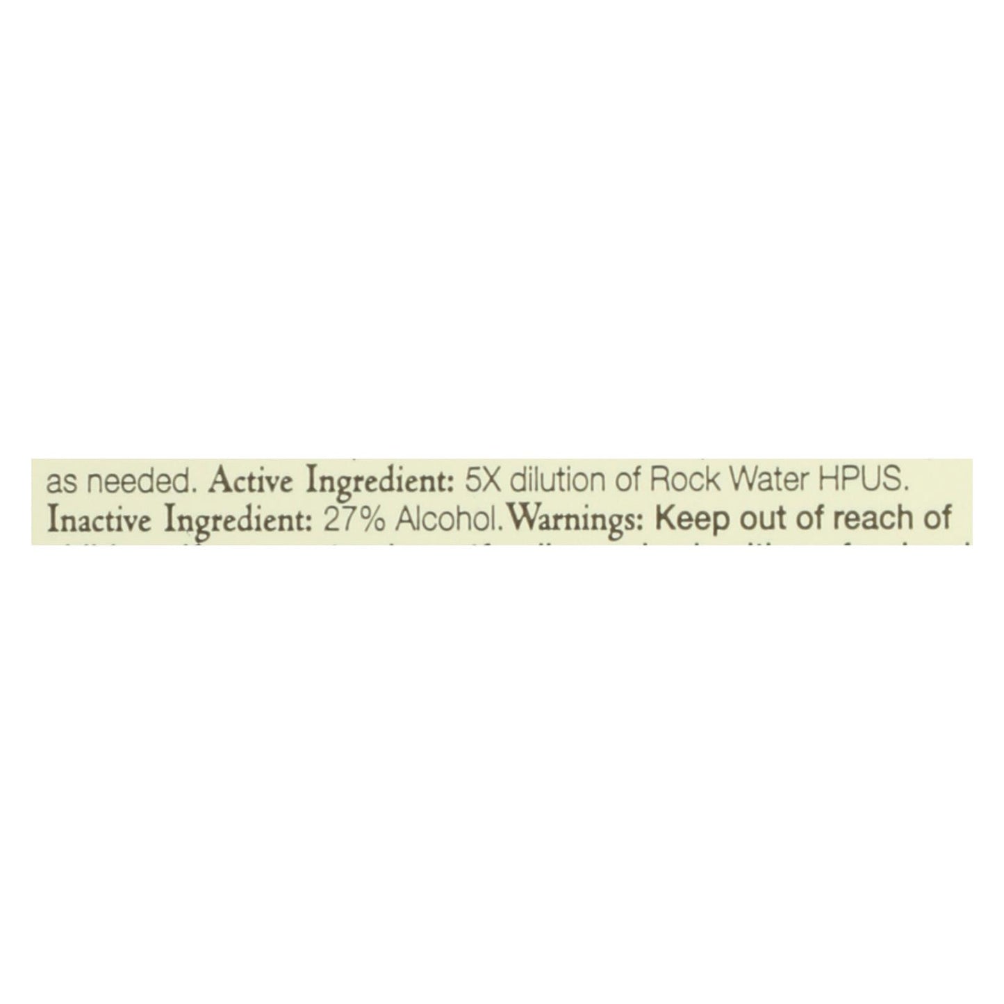 Bach Flower Remedies Essence Rock Water - 0.7 fl oz