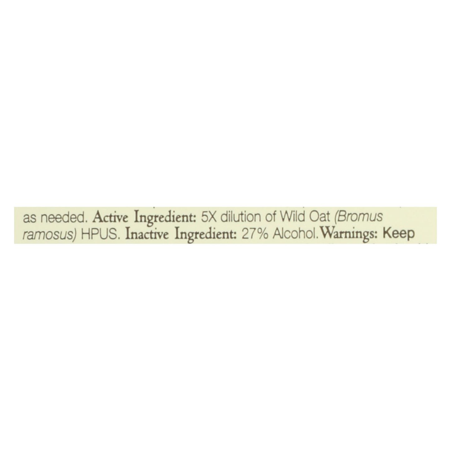 Bach Flower Remedies Essence Wild Oat - 0.7 fl oz