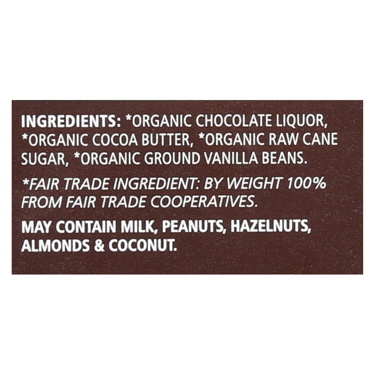 Equal Exchange Organic Chocolate Bar - Extreme Dark - Case of 12 - 2.8 oz.