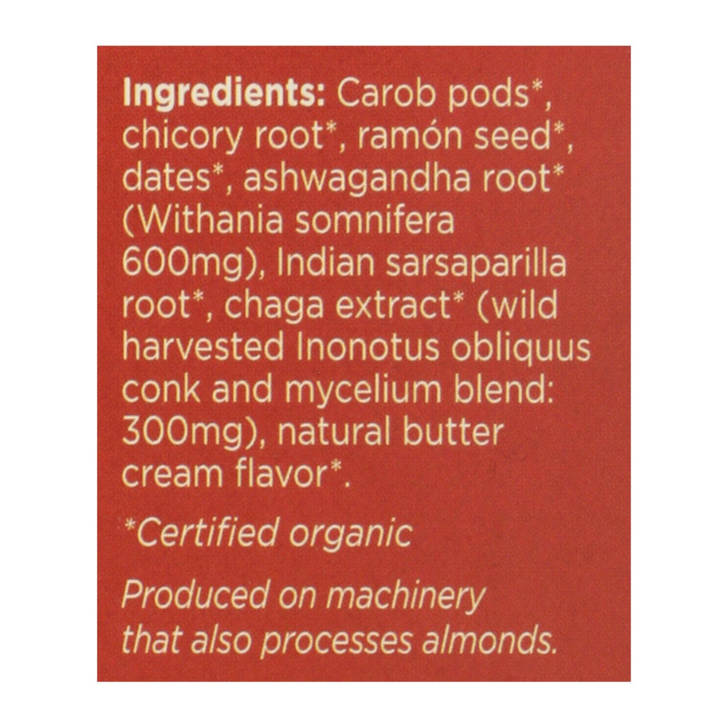 Teeccino - Mush Tea Chga Ashwgan - Case of 6-10 BAG