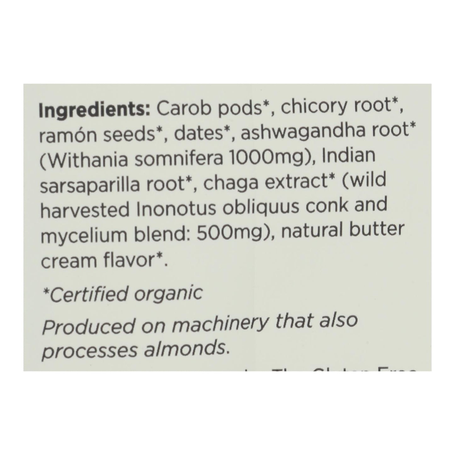 Teeccino - Mush Cof Chaga Ashwa - Case of 6-10 OZ