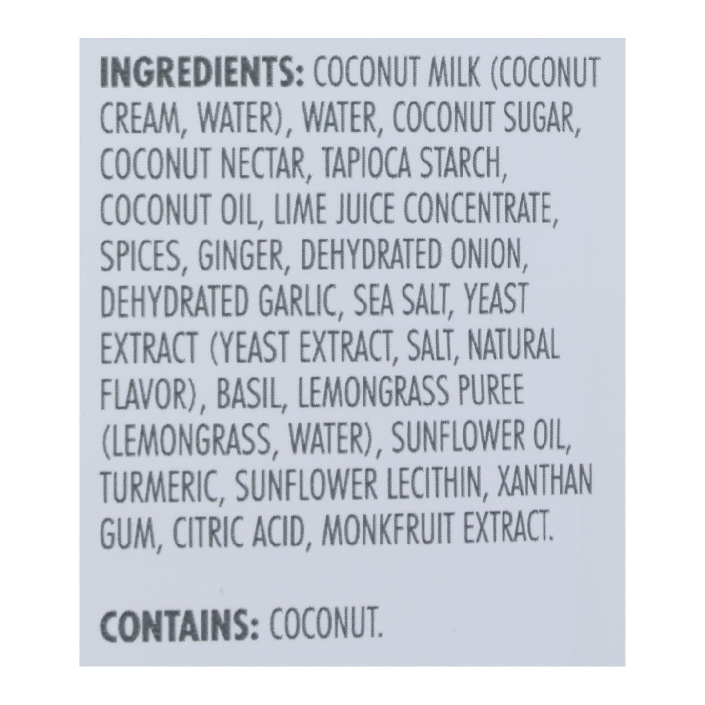 Kevin's Natural Foods - Sauce Thai Coconut - Case of 12-7 OZ