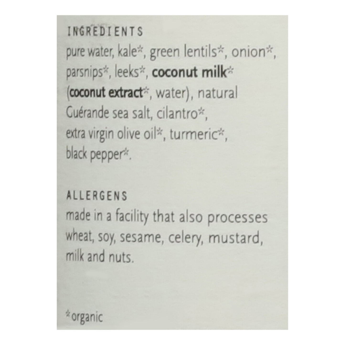 Karine & Jeff - Soup Lentil And Kale - Case of 6-24 OZ