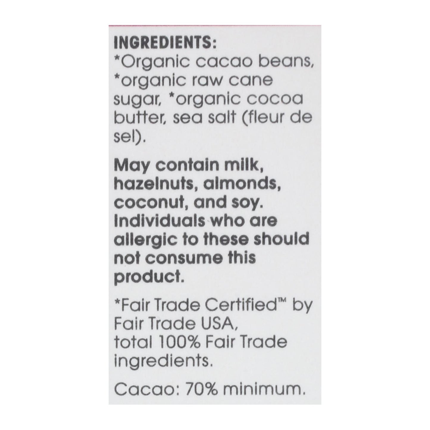 Alter Eco Americas Organic Chocolate Bar - Deep Dark Sea Salt - 2.82 oz Bars - Case of 12