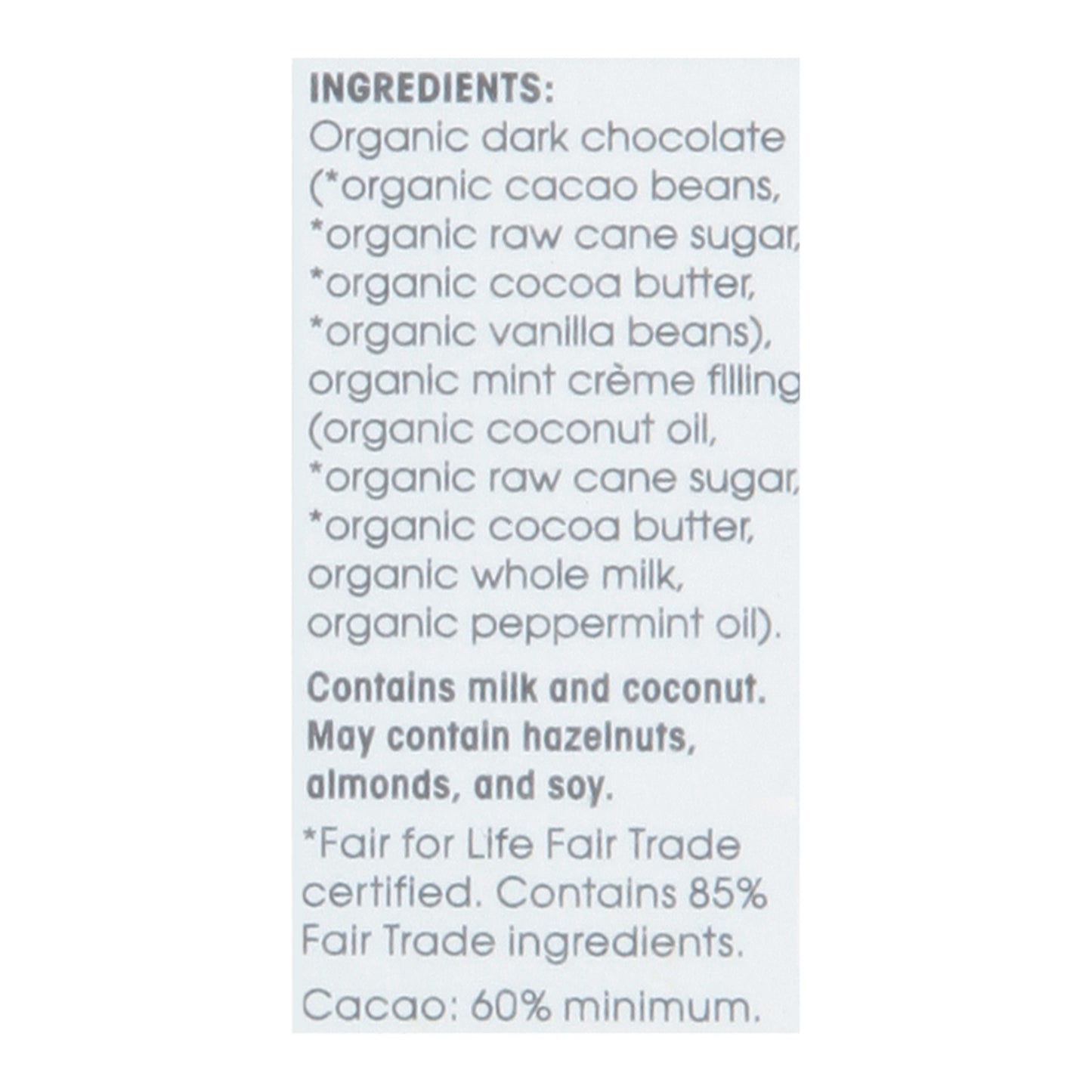 Alter Eco - Trfl Thin Mint Cream - Case of 12-2.96 OZ