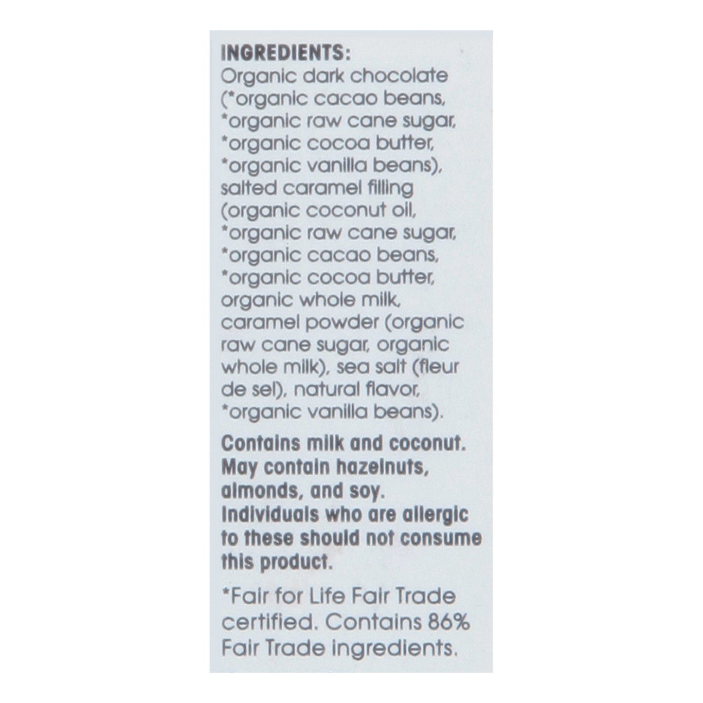 Alter Eco - Trfl Thin Salt Caramel - Case of 12-2.96 OZ