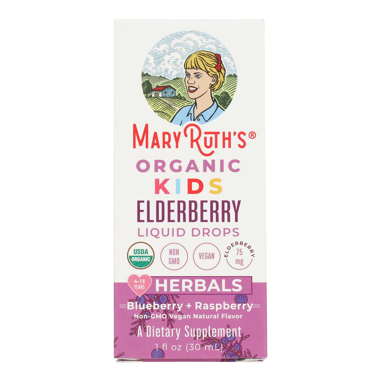 Mary Ruth's - Supp Liquid Eldrbry Kds - 1 Each-1 FZ