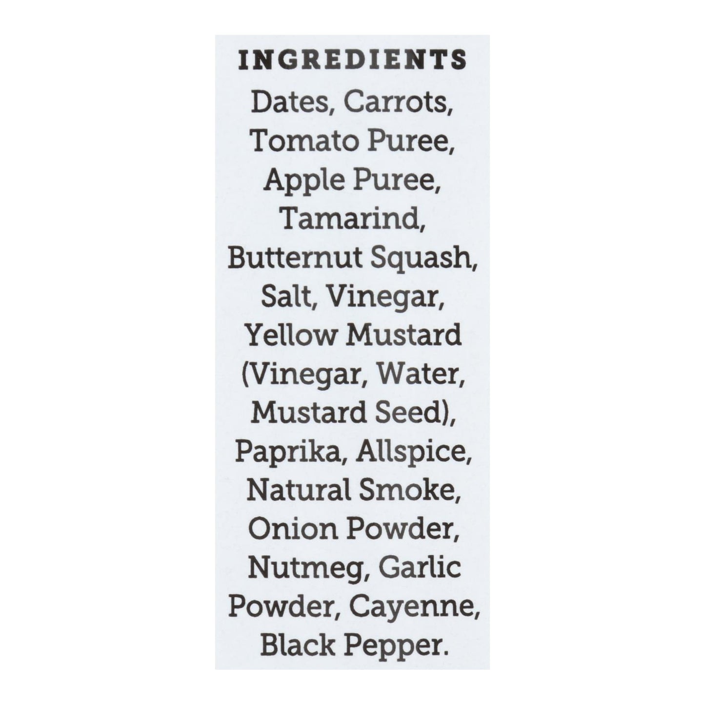 True Made Foods - Bbq Sauce Memphis No Sugar - Case of 6-18 OZ