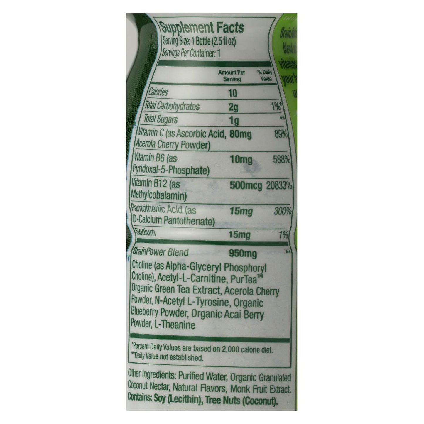 Brain Juice - Brain Juice Peach Mango - Case of 12 - 2.5 FZ