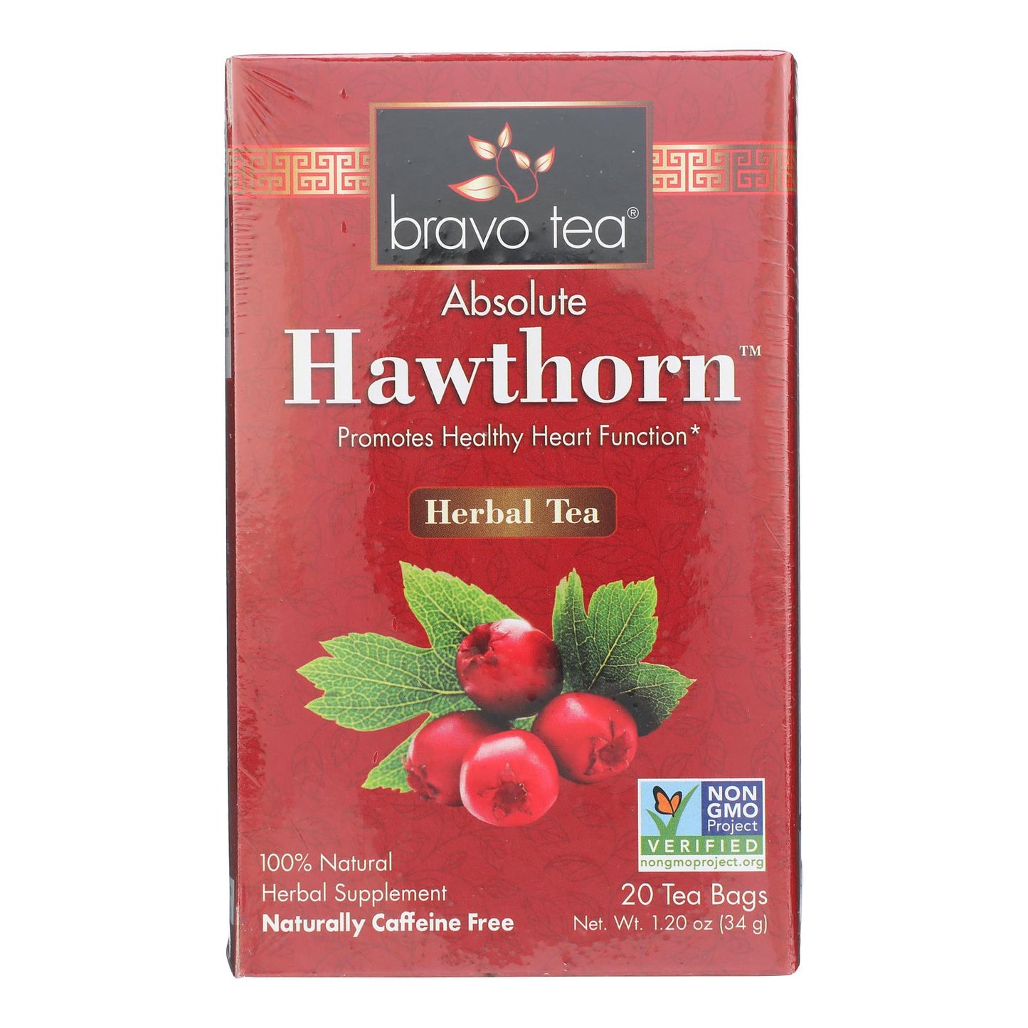 Bravo Teas&herbs - Tea Hawthron Berry - 1 Each-20 BAG