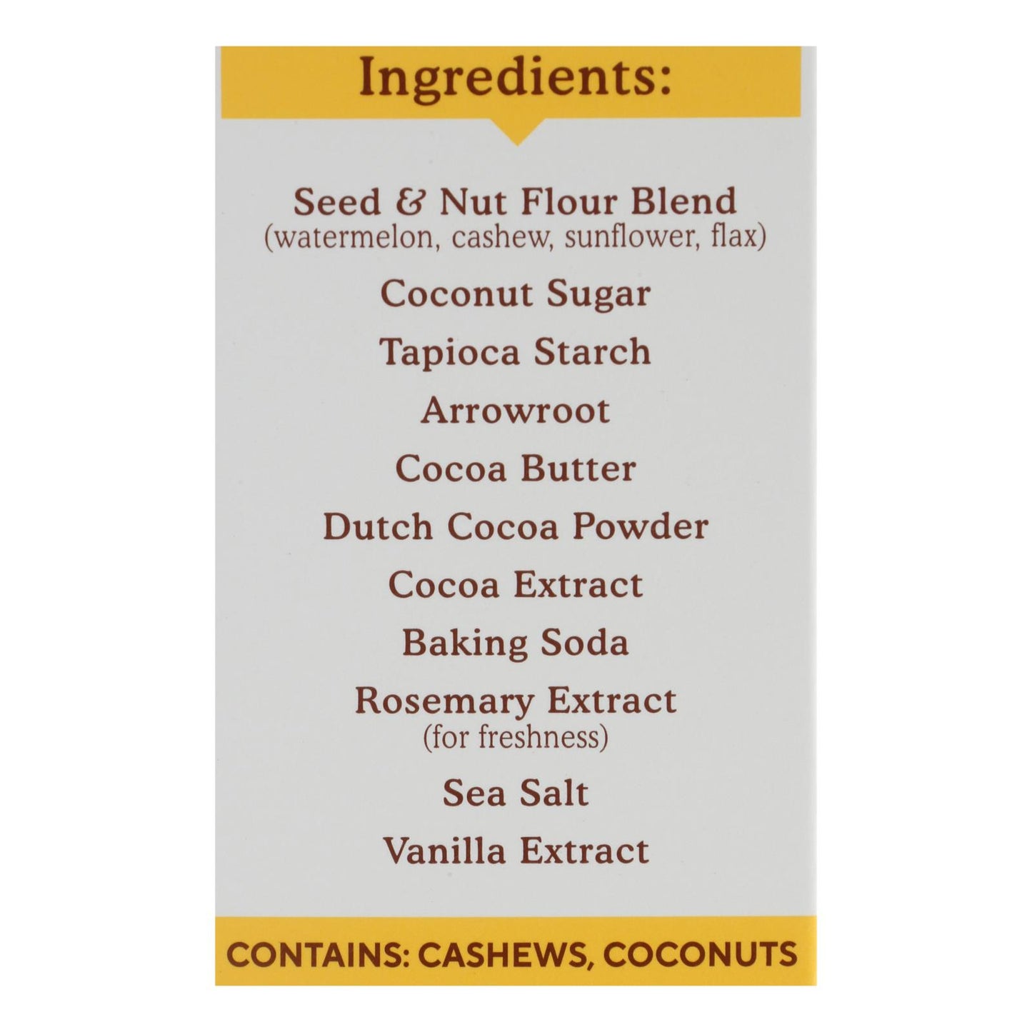 Simple Mills, Sweet Thins Seed and Nut Flour Chocolate Brownie, Case Of 6, 4.25 oz