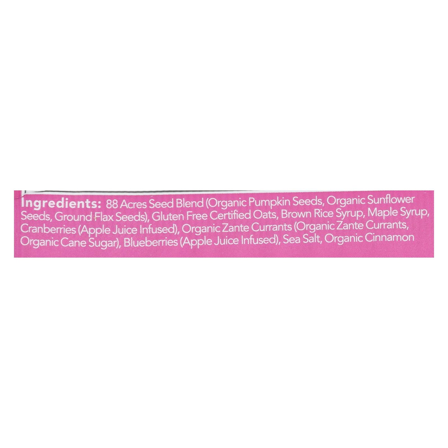 88 Acres - Bars - Triple Berry - Case of 9 - 1.6 oz.