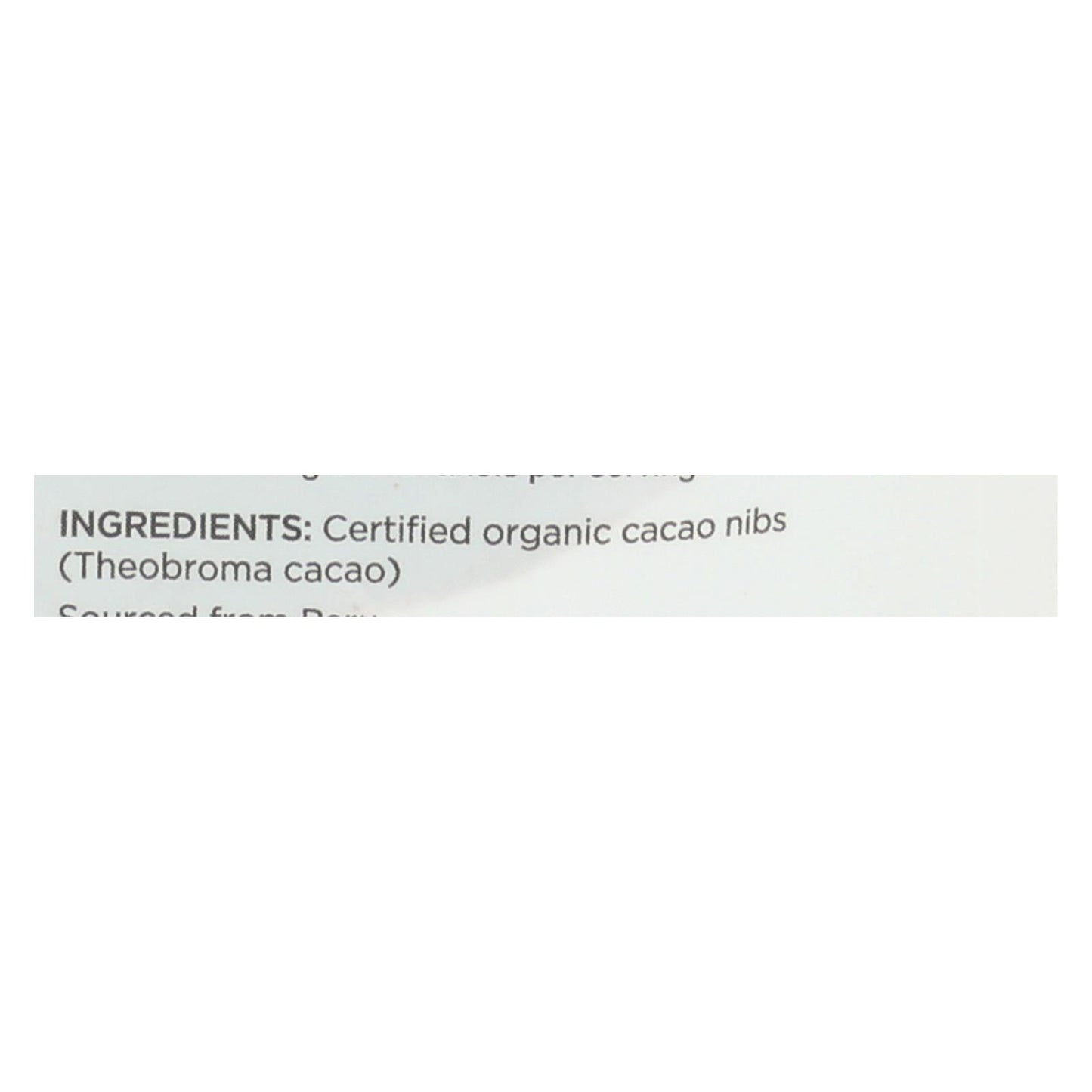 Navitas Naturals Cacao Nibs - Organic - Raw - 4 oz - case of 12