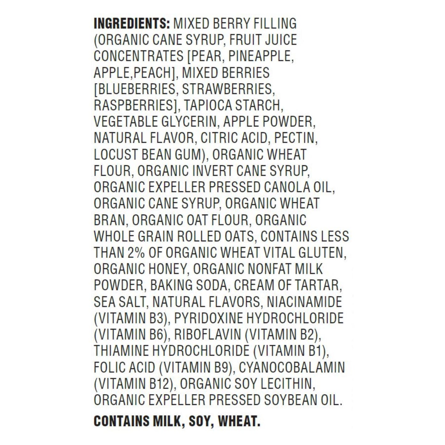 Field Day Snack Bars - Organic - Multi-Grain - Filled - Tangy Mixed Berry - 6/1.3 oz - case of 6
