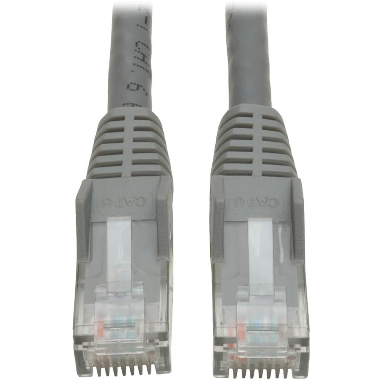 Eaton Tripp Lite Series Cat6 Gigabit Snagless Molded (UTP) Ethernet Cable (RJ45 M/M), PoE, Gray, 7 ft. (2.13 m) (N201007GY)