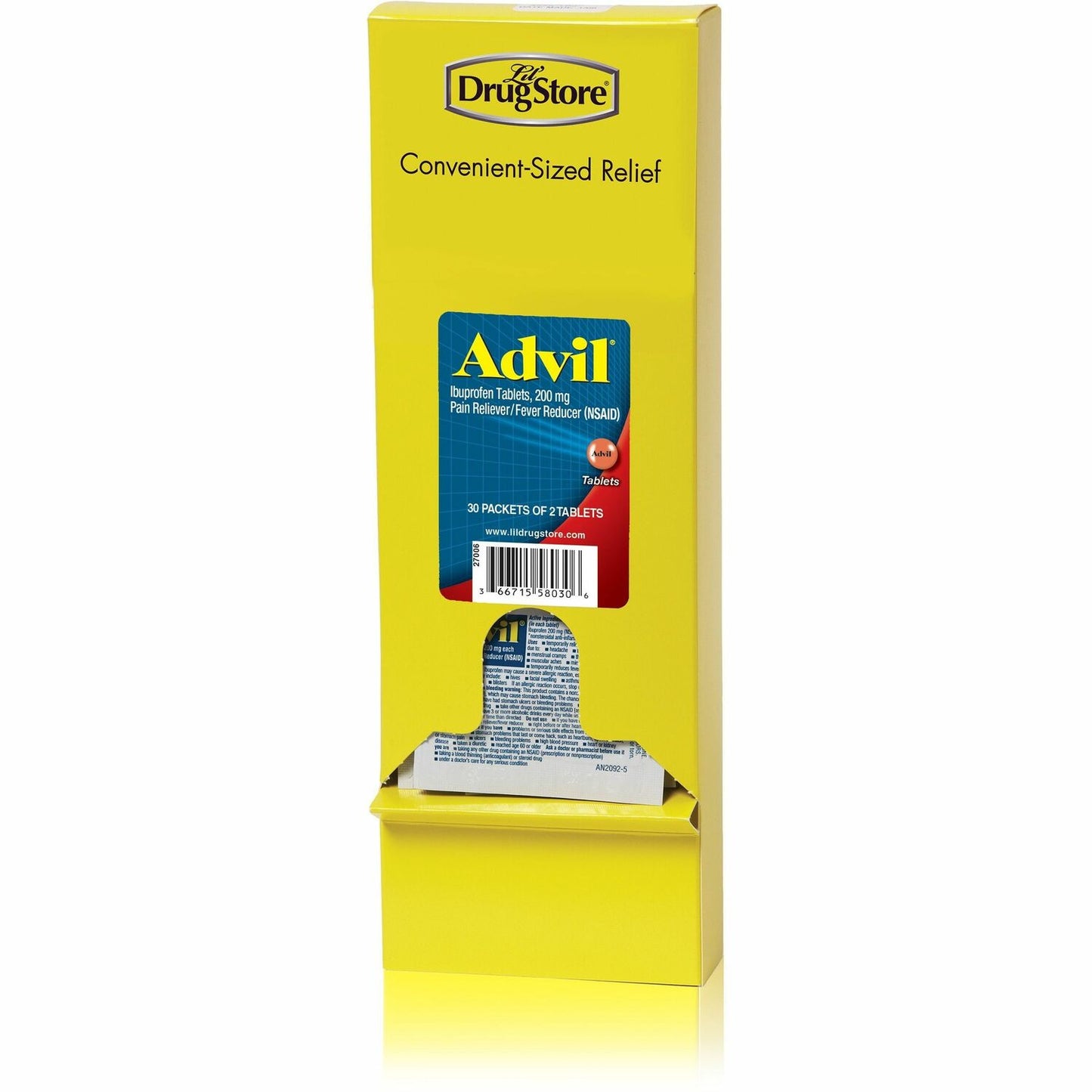 Advil Pain Reliever/Fever Reducer Single-Dose Refills (LIL58030)