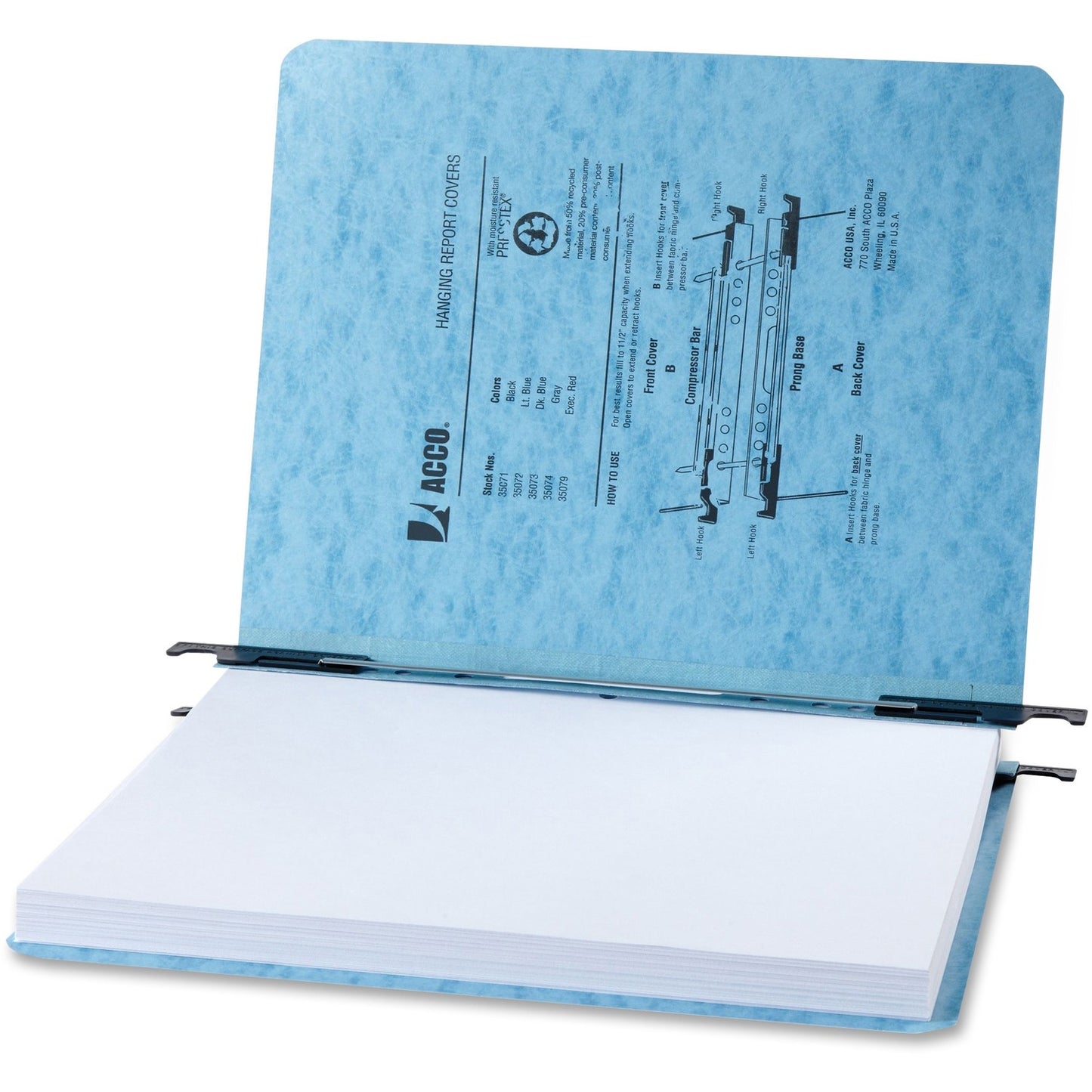ACCO Presstex Letter Recycled Report Cover (ACC35072)