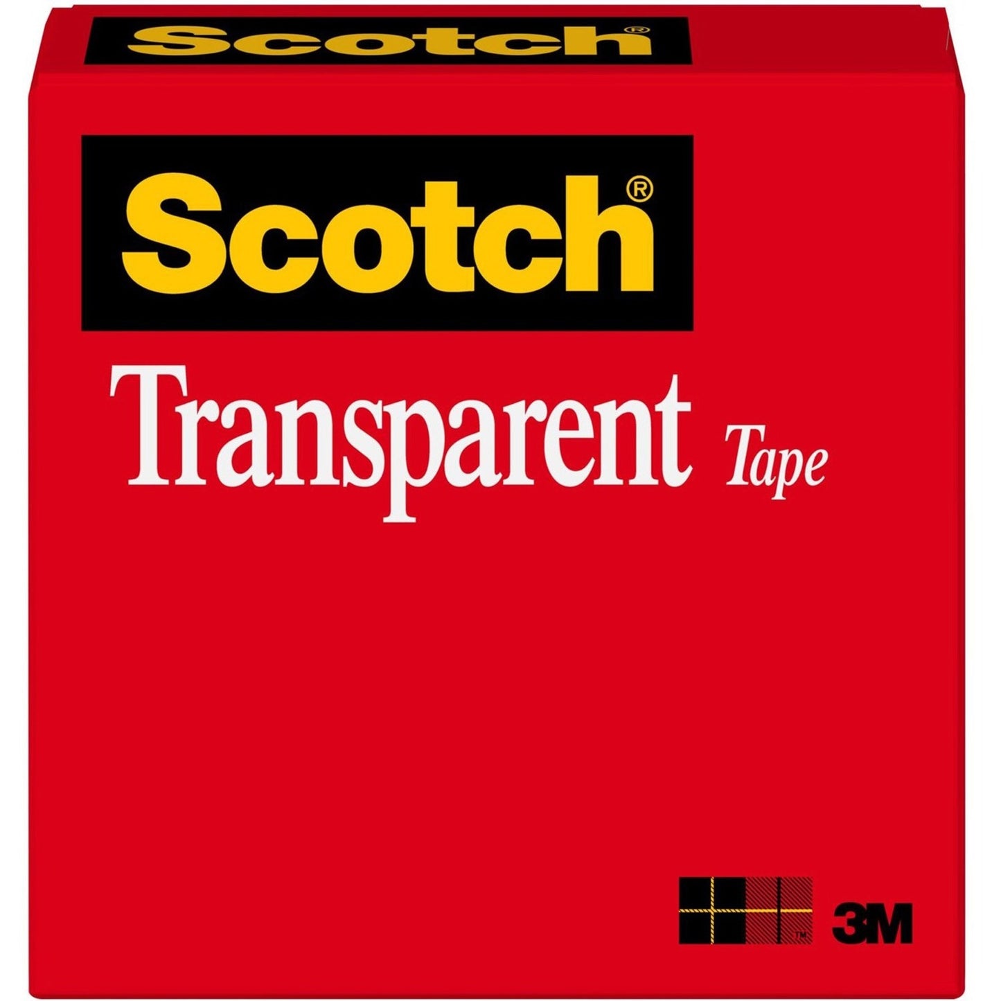 Scotch Transparent Tape - 3/4"W (MMM600341296)