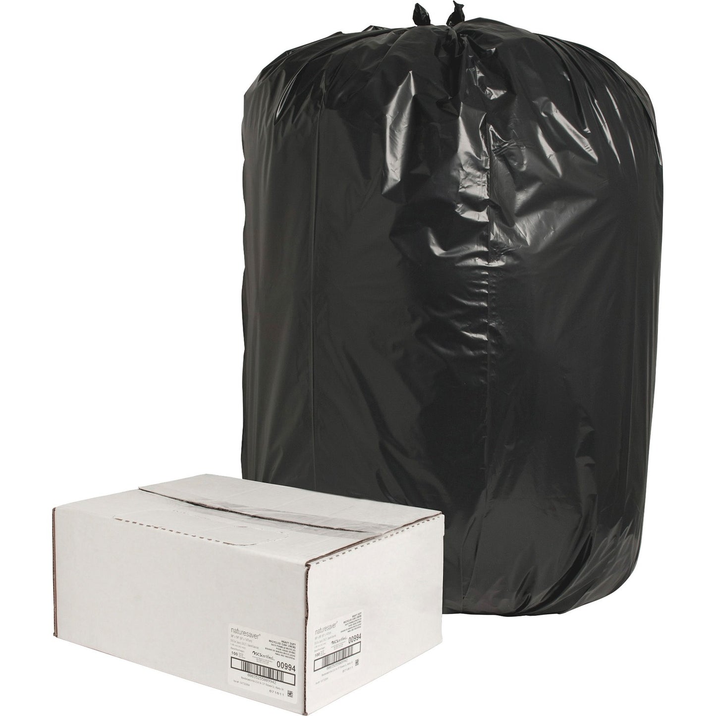Nature Saver Black Low-density Recycled Can Liners (NAT00994)