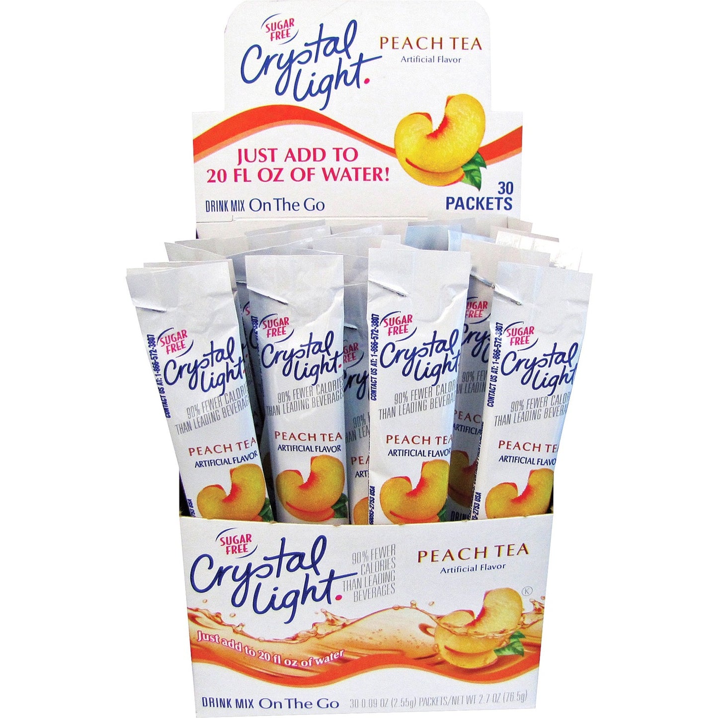 Crystal Light On-The-Go Mix Peach Sticks (KRF79730)