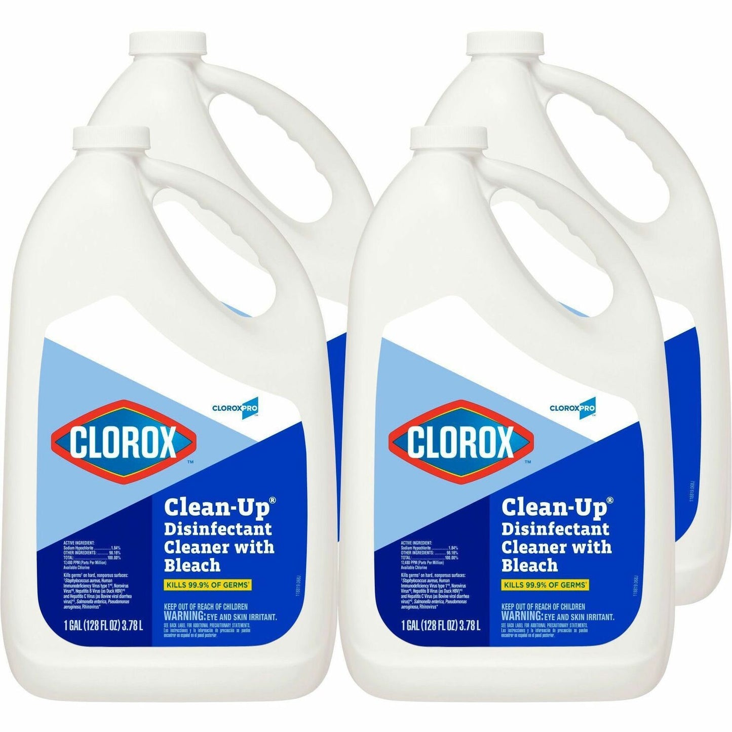 CloroxPro Clean-Up Disinfectant Cleaner with Bleach Refill (CLO35420CT)